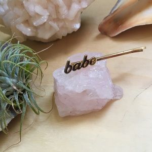 Gold Babe Hair Clip